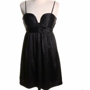 BCBGeneration Elegant Black Strapless Dress